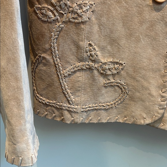 Margaret Godfrey Suede Leather Jacket - Picture 2 of 12